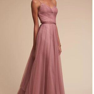 BHLDN Watters Pink Dusty Rose Bridesmaid Dress (Size 4)